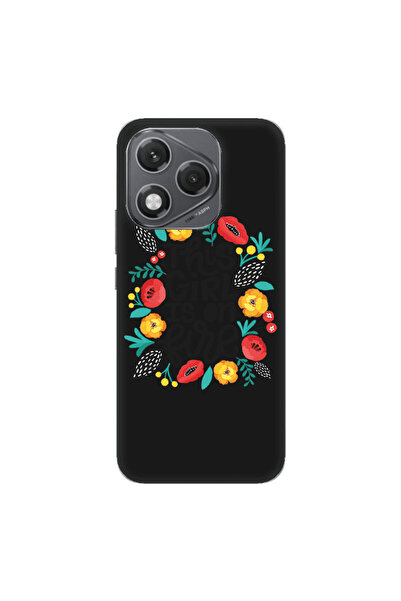 Other Honor 400 Lite This Girl Black Colored Silicone TPU Θήκη