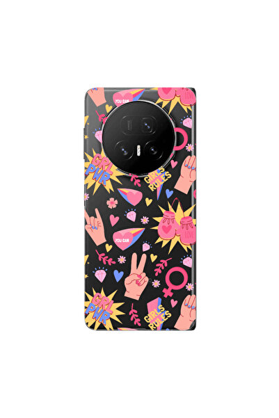 Other Honor Magic V5 Grl Pwr 2 Transparent Silicone TPU Θήκη