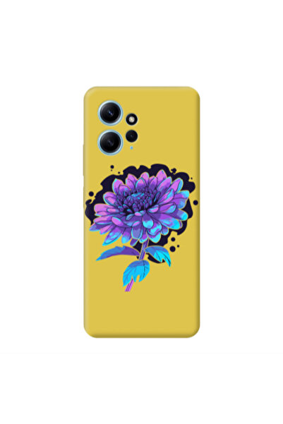 Other Xiaomi Redmi Note 12 4G Witch flower Yellow Colored Silicone TPU Θήκη