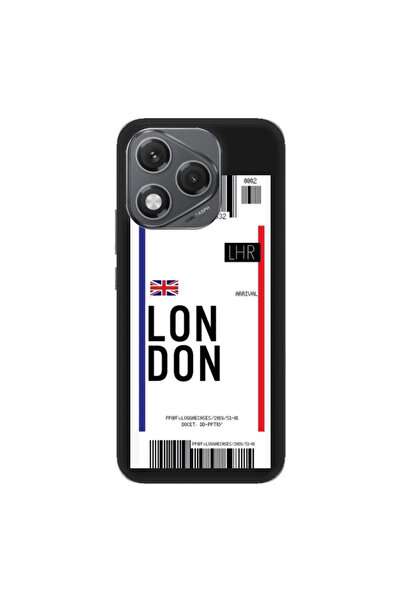 Other Honor 400 Lite London Arrival Black Colored Silicone TPU Θήκη