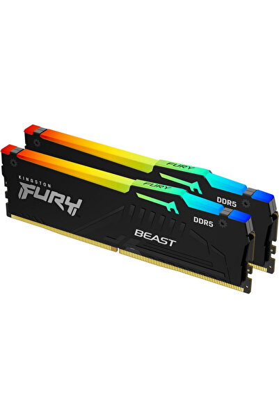 Kingston Kit FURY Beast RGB XMP/EXPO DDR5-5600 MHz CL40 Dual Channel