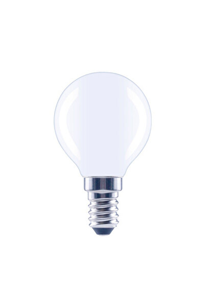 OEM Bec LED variabil Flair E14 4W 470 lumeni, glob mat G45, lumină caldă