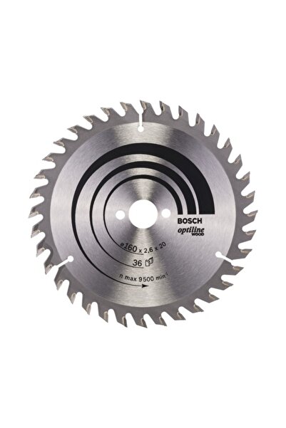 OEM Disc fierăstrău circular Bosch Zubehör Optiline Wood Ø160x2,6x20 mm 36 dinți