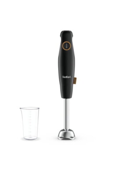 TEFAL Blender de Mana, HB46E838 Respect, 700 W, 0.7 L, Negru/Inox