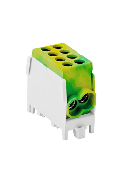 OEM Bloc distribuitor Elvon monofazat 100A galben/verde