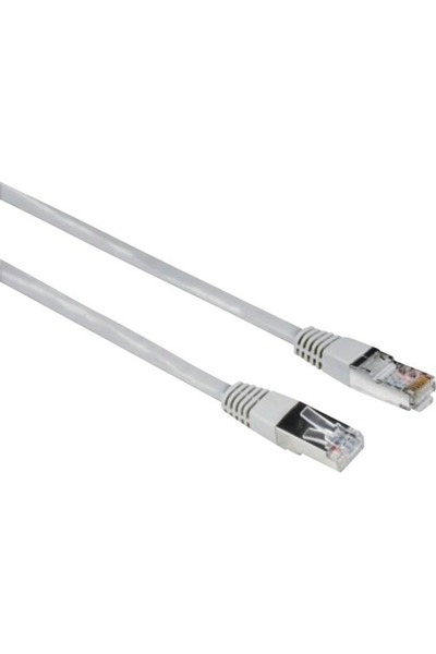 OEM Cablu rețea date STP Cat 5e Hama 20m gri, incl. mufe RJ45