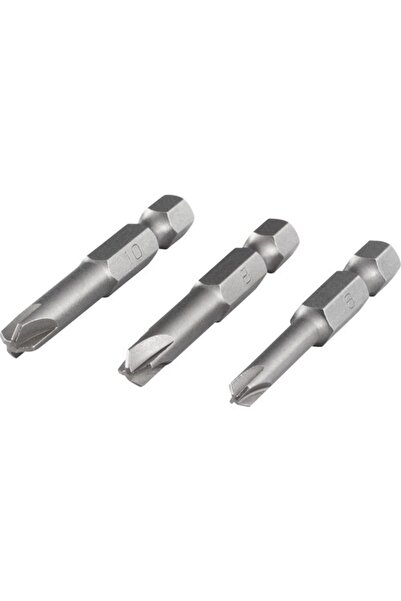 OEM Σετ μυτών σταυρού Torq-set Wolfcraft Solid 1/4 " 6/8/10 50mm, 3 τεμάχια