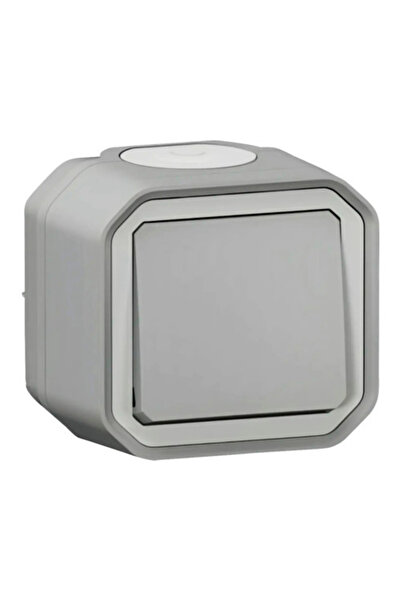 OEM Legrand Plexo IP55 διπλός διακόπτης γκρι, επιφανειακής τοποθέτησης