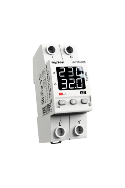 OEM Releu digital de protecție tensiune & amperaj DigiTOP 32A monofazic, pent...
