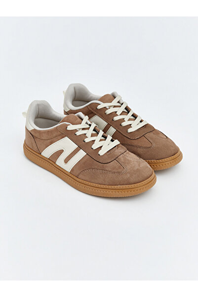 LC Waikiki Lcw Steps Brown Suede-Look Girls' Sports Shoes