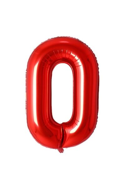 OEM Balon din folie număr, 102cm, Roșu