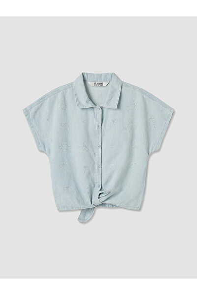 LC Waikiki Vizyon New Season Stoned Girls' Jean Shirt
