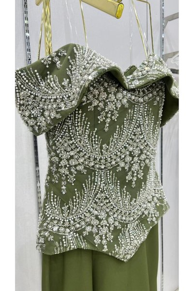 Ahlaa mawda Elegant embroidered evening dress