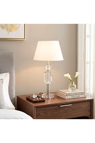 Al Hadaya Mall Elegant Classic Design Crystal Chandelier - Silver with Off-Wh...