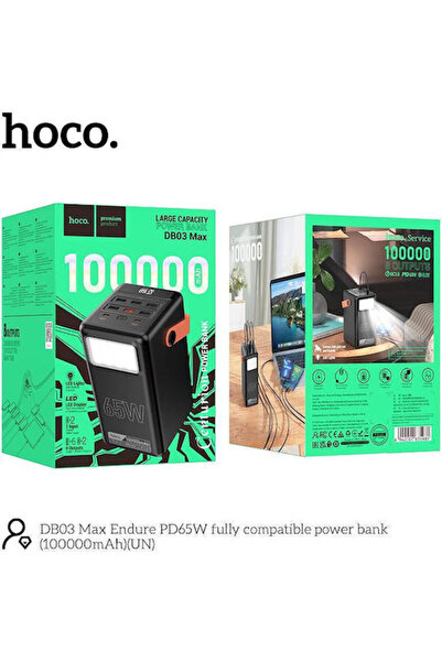 hoco. Hoco DB03 Max Power Bank 100000mAh 65W με 6 θύρες USB-A και 2 θύρες USB...