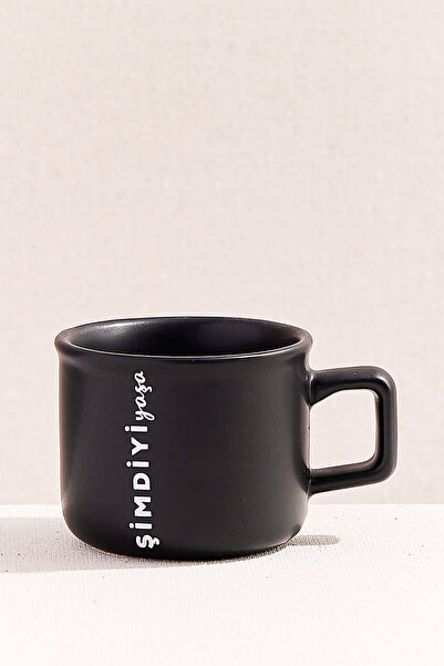 Paşabahçe Live in the Moment Ceramic Mug 150 Cc, Stylish Design