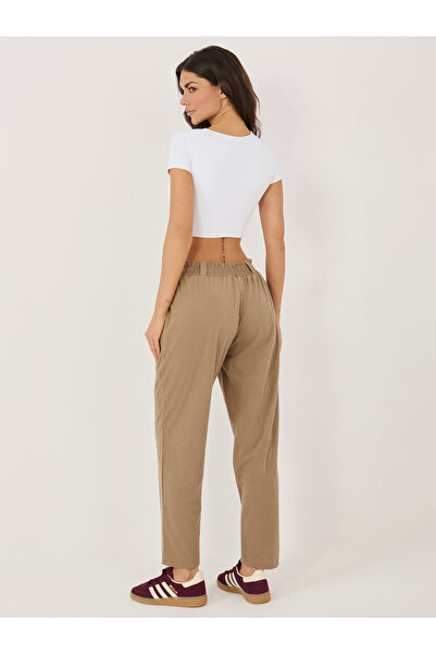 Factory Price Pantaloni Dama Bej