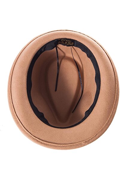 LADYBRO Summer Straw Fedora Hats for Men Women, Wool Felt Trilby Sunhat for T...