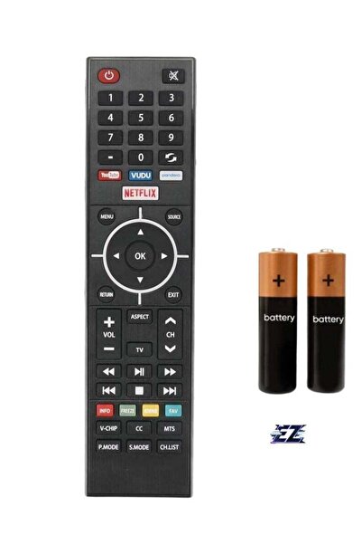 ELTRAZONE جهاز تحكم عن بعد جديد بديل لتلفزيونات إليمينت طراز ELSW3917BF، E4SF...
