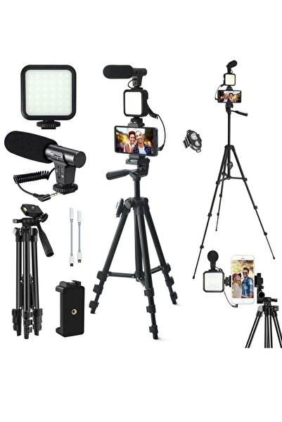 ELTRAZONE YouTube Vlogging Starter Kit Complete Video Setup with HD Camera, M...