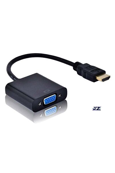 ELTRAZONE كابل محول HDMI إلى VGA، محول HDMI ذكر إلى VGA أنثى، موصلات مطلية با...