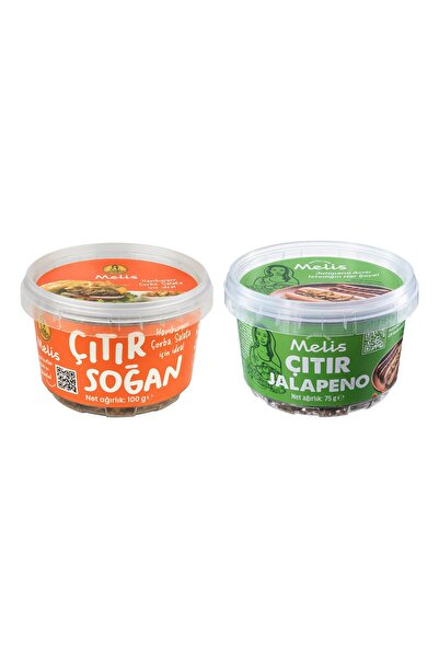Melis Çıtır Soğan 100 gr + Çıtır Jalepeno 75 gr 2 li Set