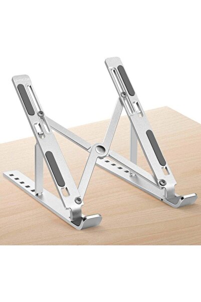 PHOCAR Laptop Holder for Desk, Aluminum Adjustable Laptop Stand for iPad, Mac...