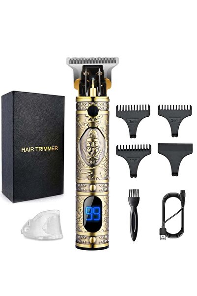 Generic Professional Mens Hair Clippers Zero Gapped Cordless Trimmer Professi...
