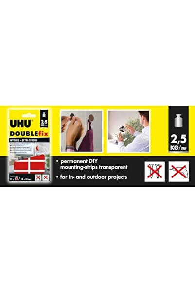 Yıldızan Zg Store Uhu Doublefix Transparent Strong Mounting Strip 1053162