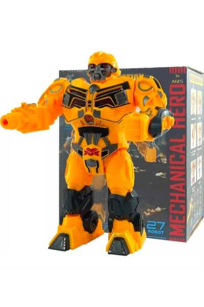 deformation robot ışıklı sesli roket atabilen hareketli projeksiyon özellikli...