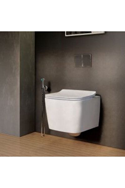 Saudi Ceramics Wall-hung toilet chair Orx - Verde