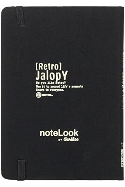 Yıldızan Atu Shop Notelook Scrikss Textile Cover Lined Notebook A6 White 511005