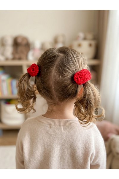FLY LIFE Girl's Knitted Snap Buckle (Red)