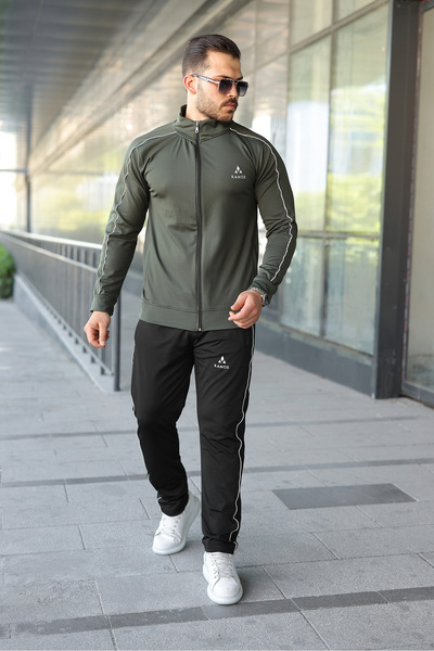 KANOX New Season Men's Diving Tracksuit Set Khaki