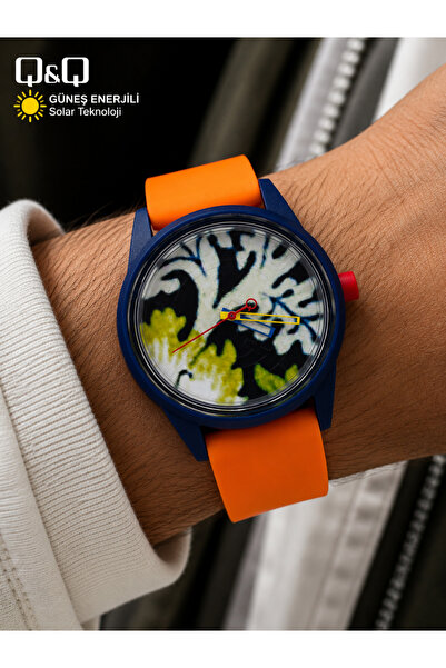 Q&Q Deniz, Havuz Su Geçirmez Güneş Enerjili 42 mm Büyük Kasa Unisex Kol Saati...