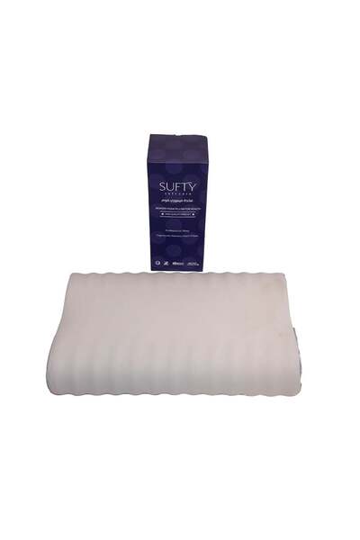 SUFT Sufty Softcare Wavy Medical Memory Foam Neck Pillow