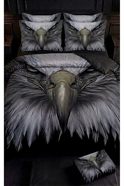 Elmas Dizayn Special Design Brand Double Duvet Cover Set Organic Satin & Cott...