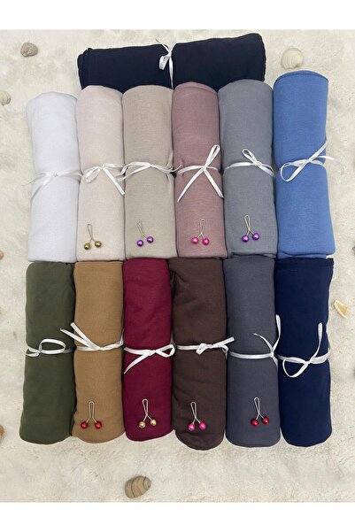 ALTIN DİKİŞ Penye Şal 6 Lı Set Yumuşak Dokulu Jersey Penye Şal Seti