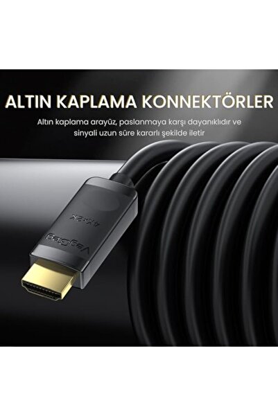 Yıldızan كابل محول من Mini DisplayPort إلى HDMI بدقة 4K 30 هرتز بطول 1.5 متر ...