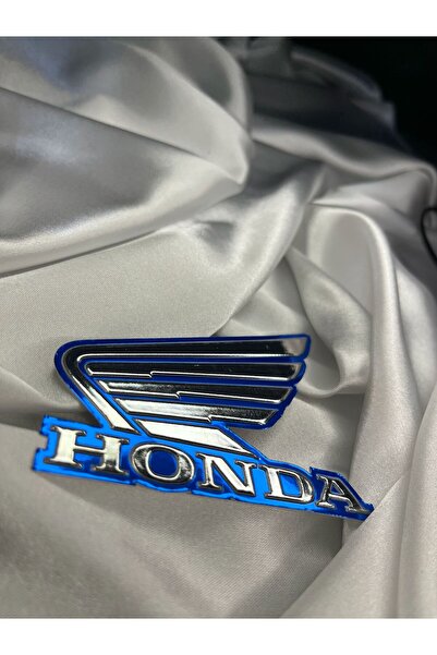 CEBECİOTO Honda Blue Model2 Motorcycle Logo Embossed 2-Piece