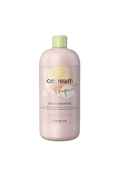 OEM Inebrya, Ice Cream Frequent, Șampon de păr, Regenerator, 1000 ml