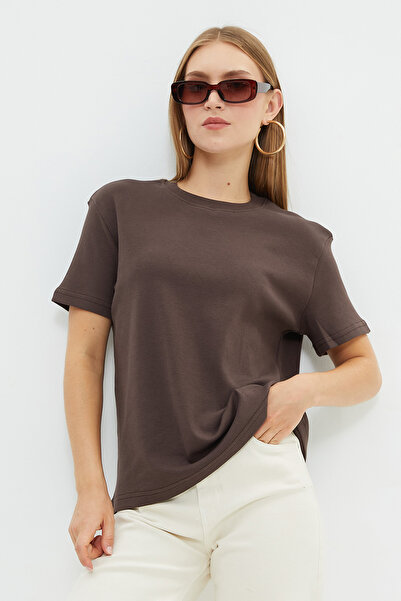 Fulla Moda Basic Crew Neck Casual T-Shirt