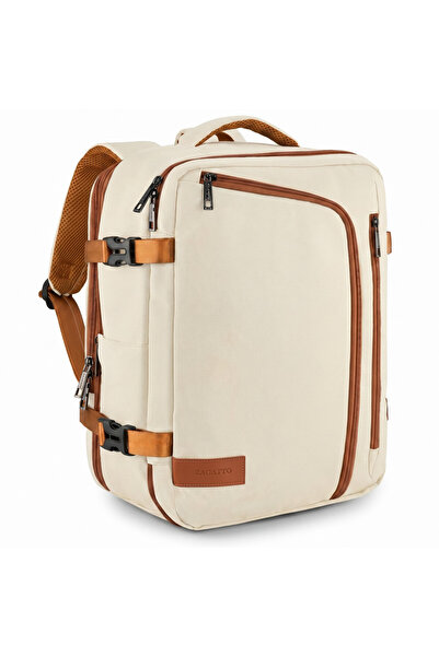 zagatto Rucsac de călătorie pentru avion, extensibil, gri, bagaj de mână 40×3...