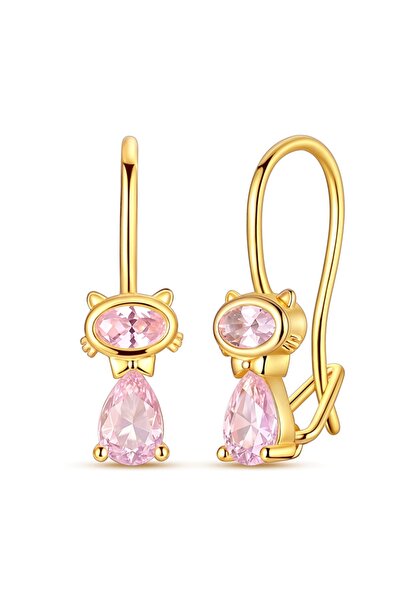 Choice KTE578 Hot Sale Gold Color Silver 925 Earring For Woman Round Sun Moon...
