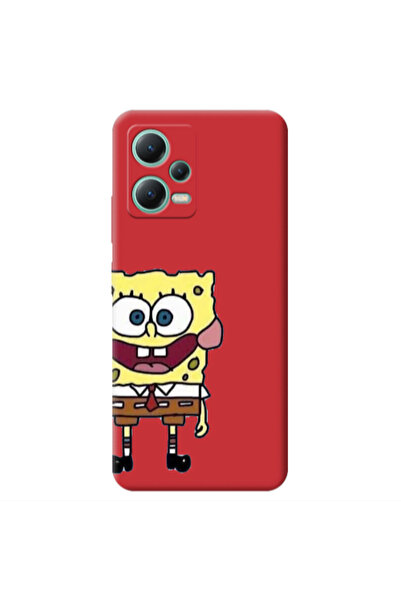 Other Xiaomi Redmi Note 12 Pro 5G Spong 2 Red Colored Silicone TPU Θήκη