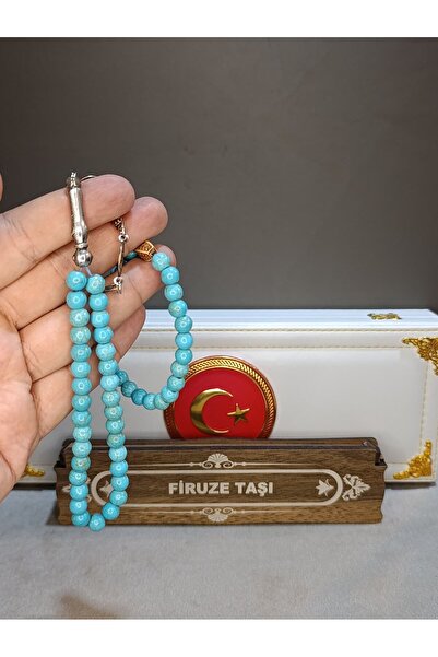TESPİH KÖŞESİ Turquoise Stone Natural Stone Prayer Bead Bracelet Set