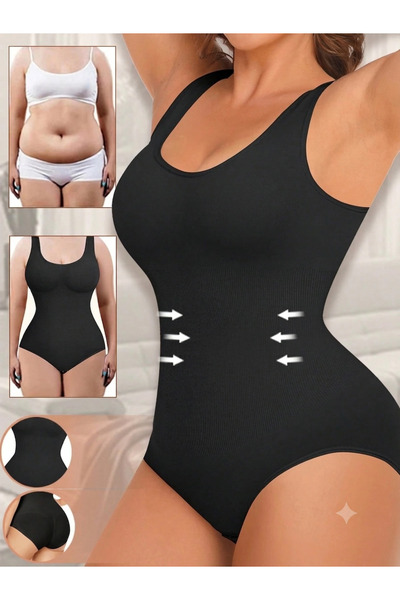MİSTİRİK Morcia Model Thick Strap Seamless Model Gathering and Firming Corset...