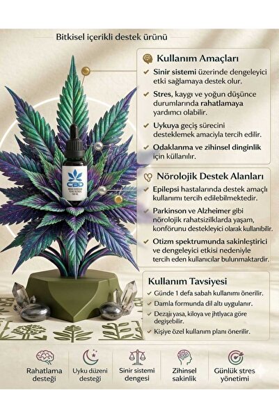 sagalasos Kenevir Bitkisi yağı 100 ml
