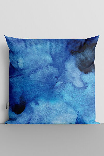 TicaretJet Watercolor Themed Double Sided Digital Printed Throw Pillow Cover ...