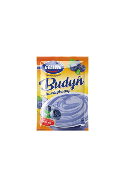 OEM Budinca GELLWE, aroma de afine, 40g, fara zahar, fara amidon modificat